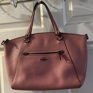 Coach Dusty Rose Leather Tote